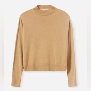EVERLANE Turtleneck Boxy Crew Cashmere 100%